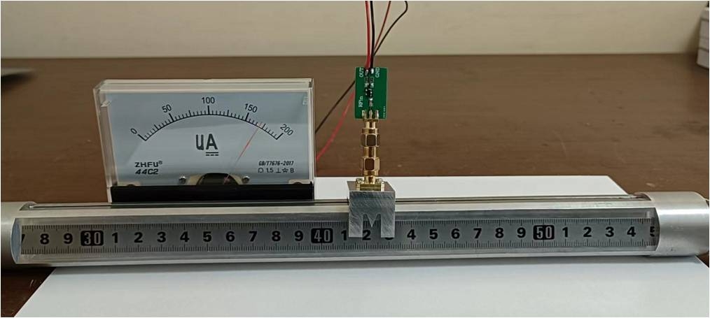 用微安表測量同軸線波長